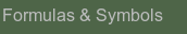 Formulas & Symbols